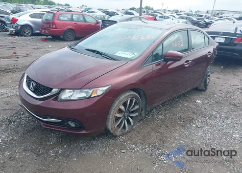 2014 Honda Civic Ex-L из США, поврежденный, VIN 19XFB2F91EE244616
